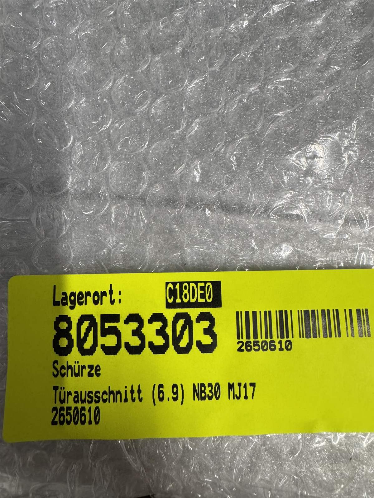 Niesmann+Bischoff Schürze mit Türausschnitt silber 8053303 - Bild 11