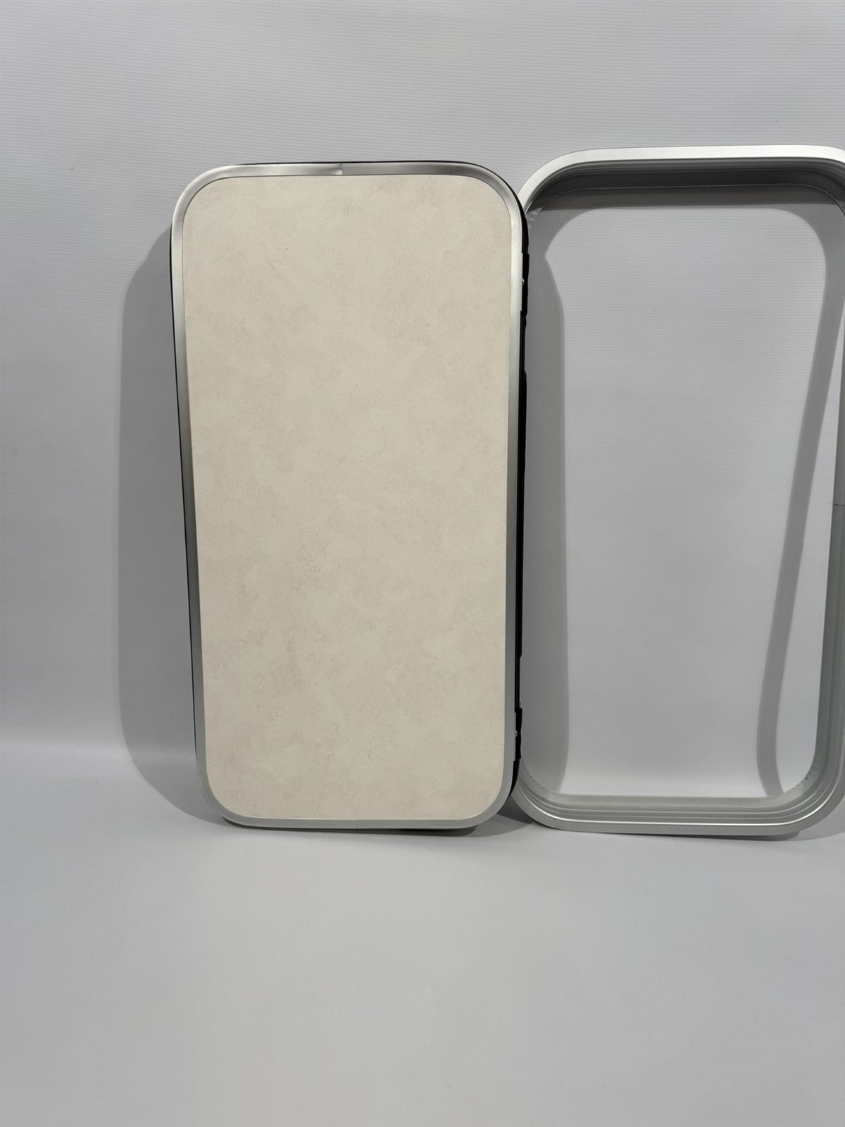 Serviceklappe / Stauraumklappe 420x800mm grau/silber - Bild 7